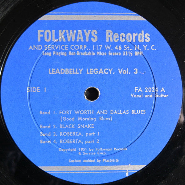 Leadbelly – Leadbelly's Legacy Volume 3: Early Recordings, image 3