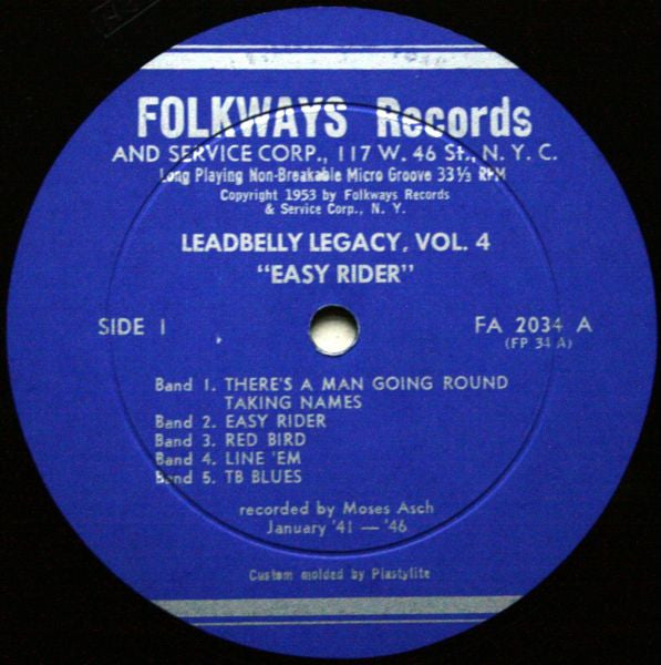 Leadbelly – Easy Rider (Leadbelly Legacy Volume Four), image 3