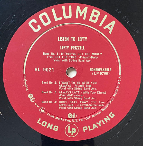 Lefty Frizzell – Listen To Lefty, image 3