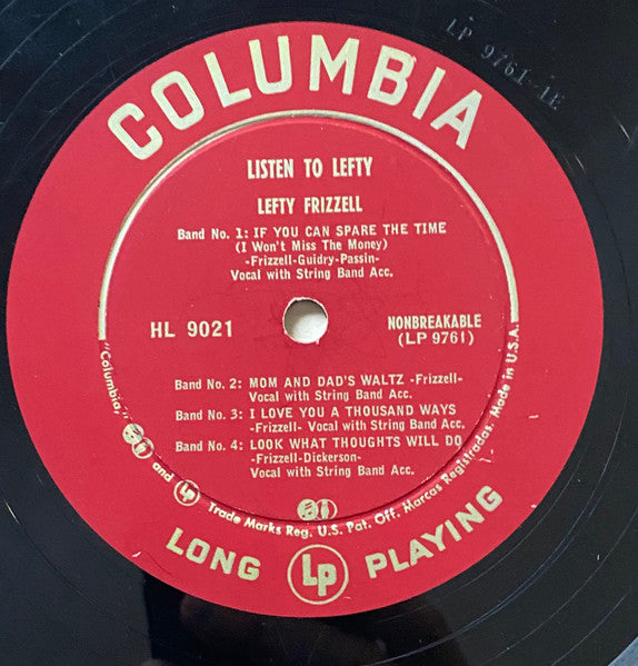 Lefty Frizzell – Listen To Lefty, image 4