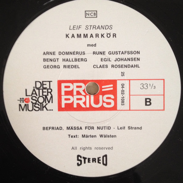 Leif Strands Kammarkör – En Skiva Till Med Leif Strands Kammarkör, image 4