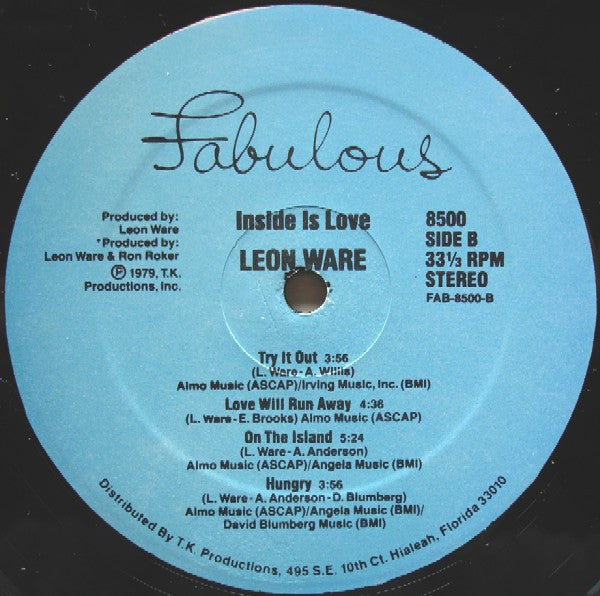 Leon Ware – Inside Is Love, image 4