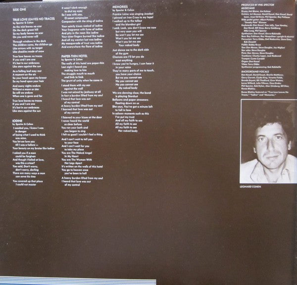 Leonard Cohen – Death Of A Ladies' Man, image 2