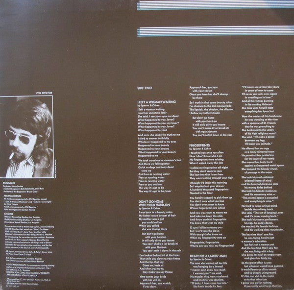 Leonard Cohen – Death Of A Ladies' Man, image 3