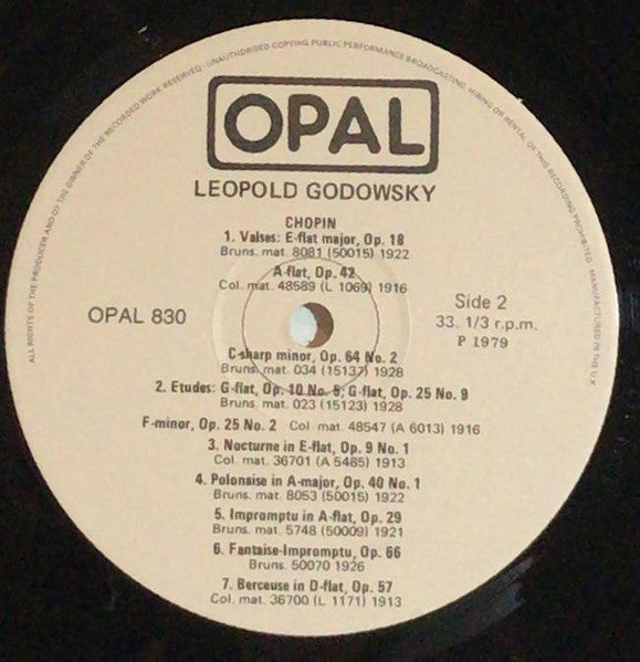 Leopold Godowsky, Chopin, Schubert, Henselt, Rubinstein – Leopold Godowsky, image 4
