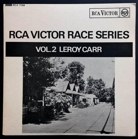 Front cover of Leroy Carr – RCA Victor Race Series Vol.2, RCA Victor, UK, 1965