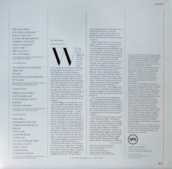 Lester Young – Lester Swings, image 2