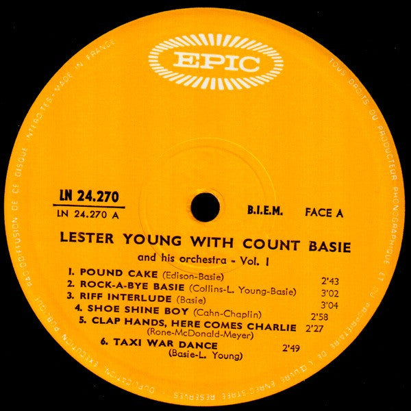 Lester Young With Count Basie And His Orchestra – Lester Young Memorial Album, image 2