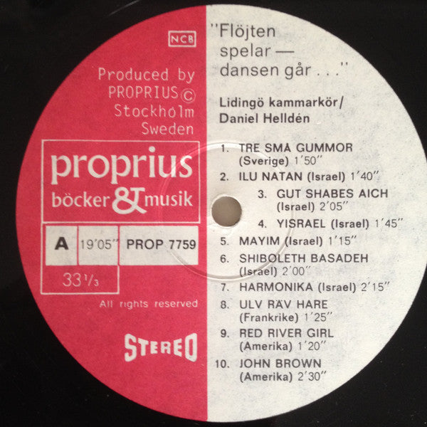 Lidingö Kammarkör / Daniel Helldén – "Flöjten Spelar - Dansen Går...", image 4