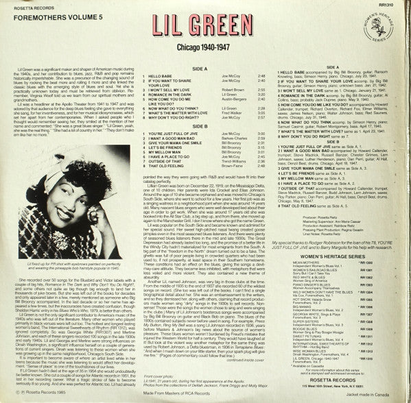 Lil Green – Chicago 1940-1947, image 4