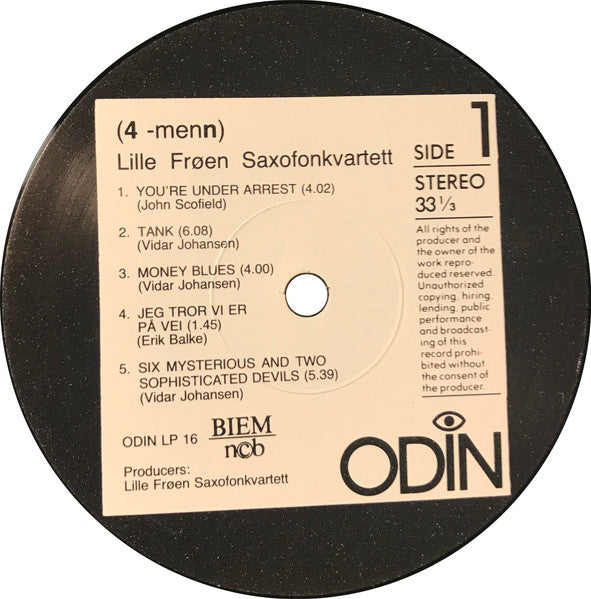 Lille Frøen Saxofonkvartett – (4 - Menn), image 3