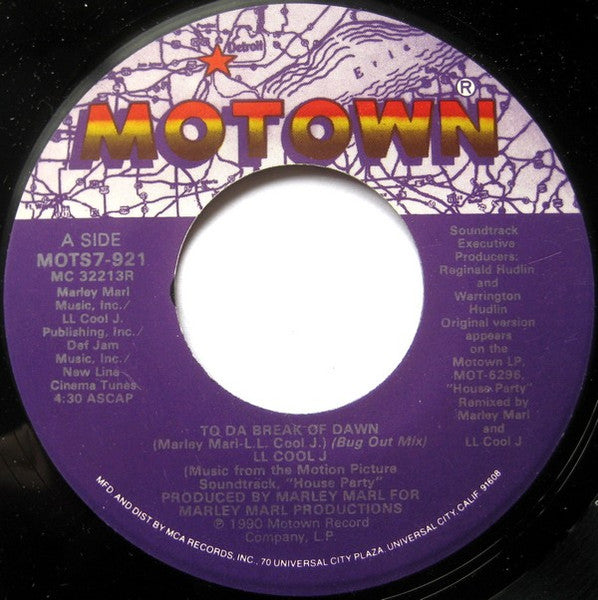 Front cover of LL Cool J – To Da Break Of Dawn, Motown, US, 1990