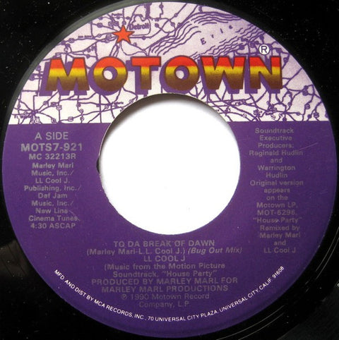 Front cover of LL Cool J – To Da Break Of Dawn, Motown, US, 1990