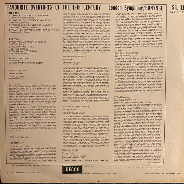 London Symphony, Bonynge – Favourite Overtures Of The 19th Century, image 2