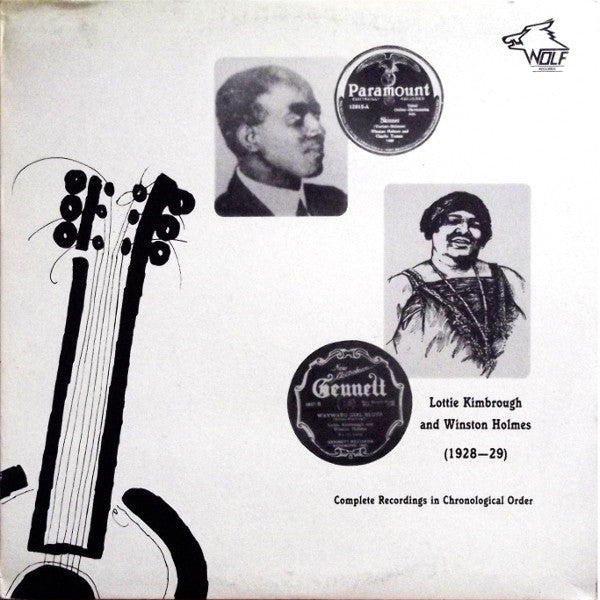 Front cover of Lottie Kimbrough And Winston Holmes – Lottie Kimbrough And Winston Holmes (1928-29) (Complete Recordings In Chronological Order), Wolf Records, Austria