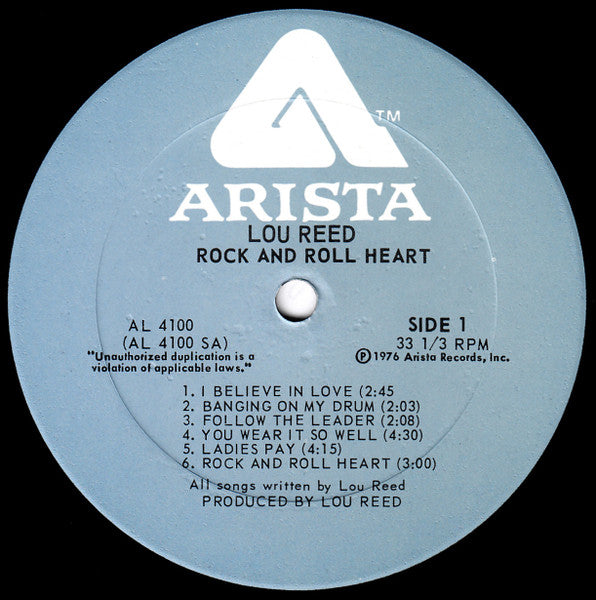 Lou Reed – Rock And Roll Heart, image 3
