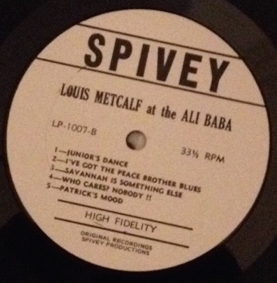 Louis Metcalf – I've Got The Peace Brother Blues, image 4