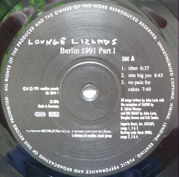 Lounge Lizards – Berlin 1991 Part I, image 3