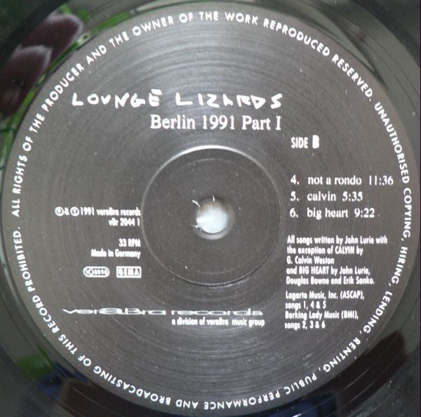 Lounge Lizards – Berlin 1991 Part I, image 4