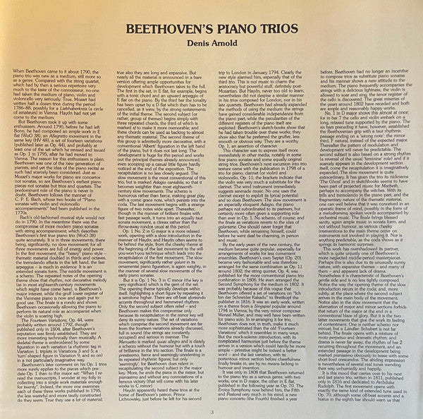 Beethoven, Vladimir Ashkenazy, Itzhak Perlman, Lynn Harrell – Klaviertrios / Piano Trios, image 4