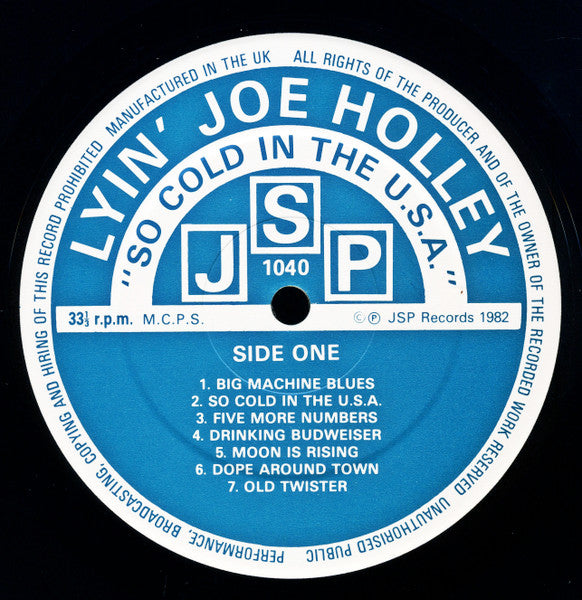 Lyin' Joe Holley – So Cold In The U.S.A., image 3