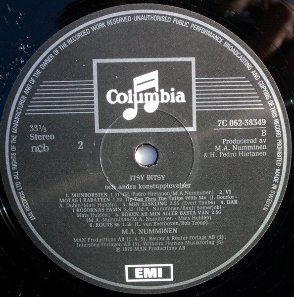 M.A. Numminen – Itsy Bitsy Och Andra Konstupplevelser, image 4