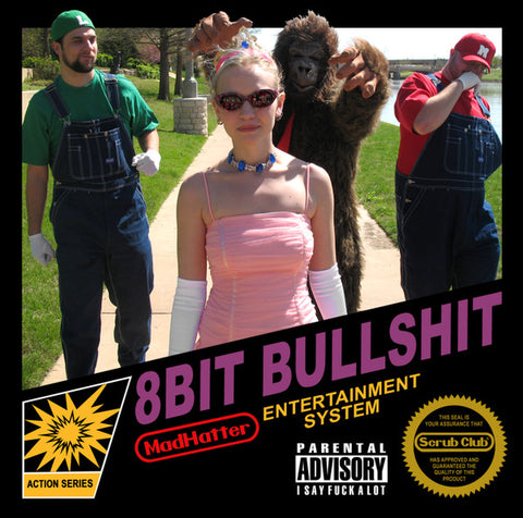 Front cover of MadHatter – 8Bit Bullshit, Surrender To The Sound Records, Europe, 2021