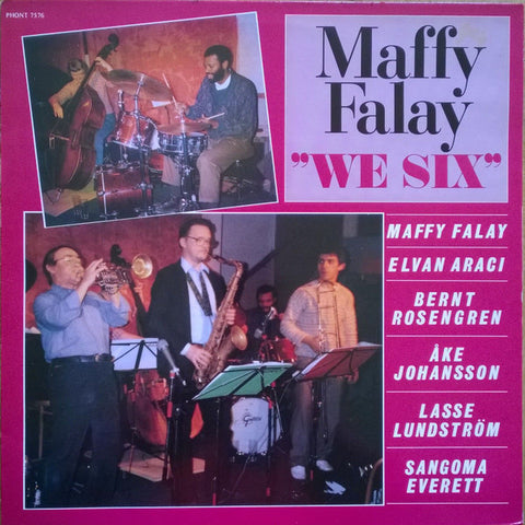 Front cover of Maffy Falay – We Six, Phontastic, Sweden, 1986
