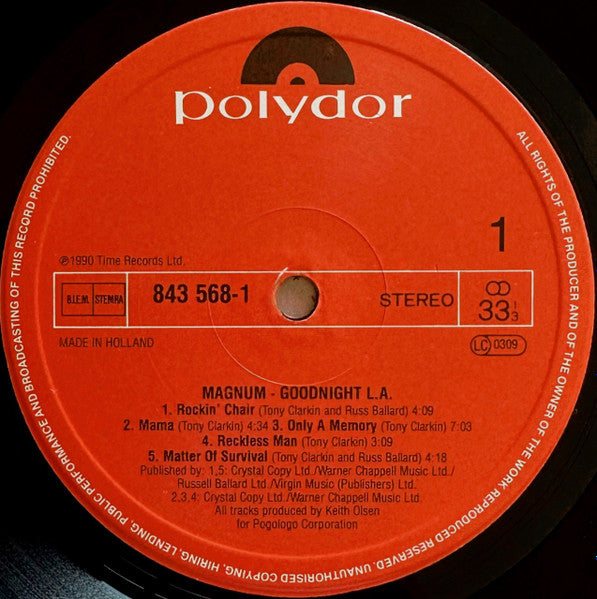 Magnum – Goodnight L.A., image 3