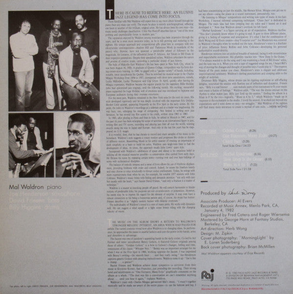 Mal Waldron – One Entrance, Many Exits, image 2