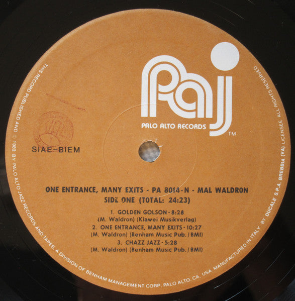 Mal Waldron – One Entrance, Many Exits, image 3