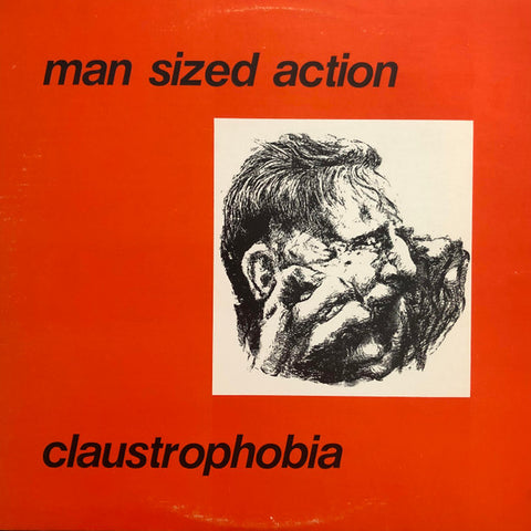 Front cover of Man Sized Action – Claustrophobia, Reflex Records, US, 1983