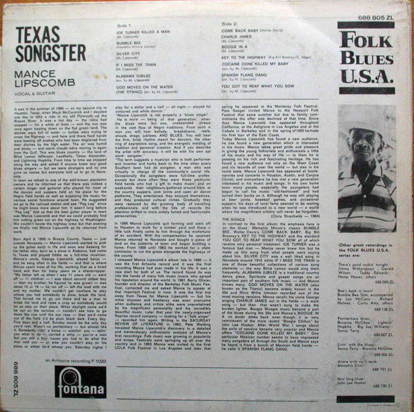 Mance Lipscomb – Texas Songster, image 2