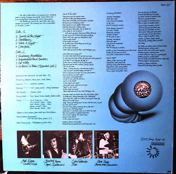 Manfred Mann's Earth Band – Nightingales & Bombers, image 4