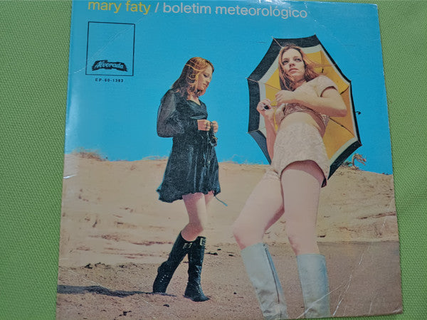 Front cover of Mary Faty – Boletim Meteorológico EP, Alvorada, Portugal, 1972