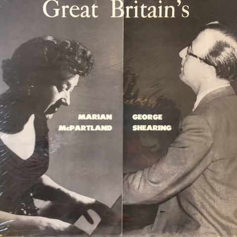 Front cover of Marian McPartland / George Shearing – Great Britain's, Savoy Records, US, 1955