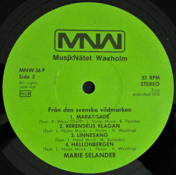 Marie Selander – Från Den Svenska Vildmarken, image 4