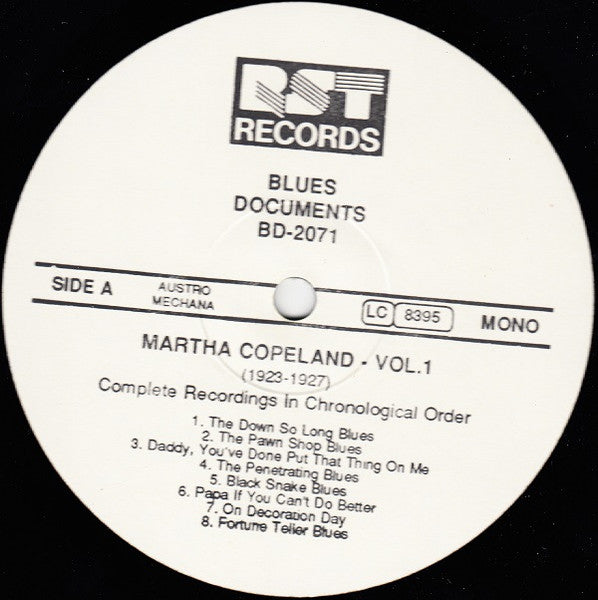 Martha Copeland – Vol.1: (1923-1927) Complete Recorded Works In Chronological Order, image 3