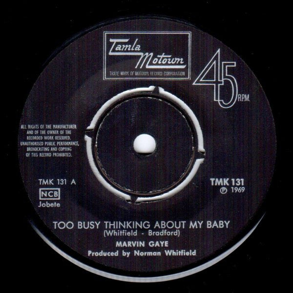 Marvin Gaye – Too Busy Thinking About My Baby, image 3