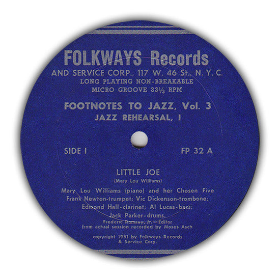 Mary Lou Williams / Hylton Jefferson – Rehearsal Vol. 1, image 2