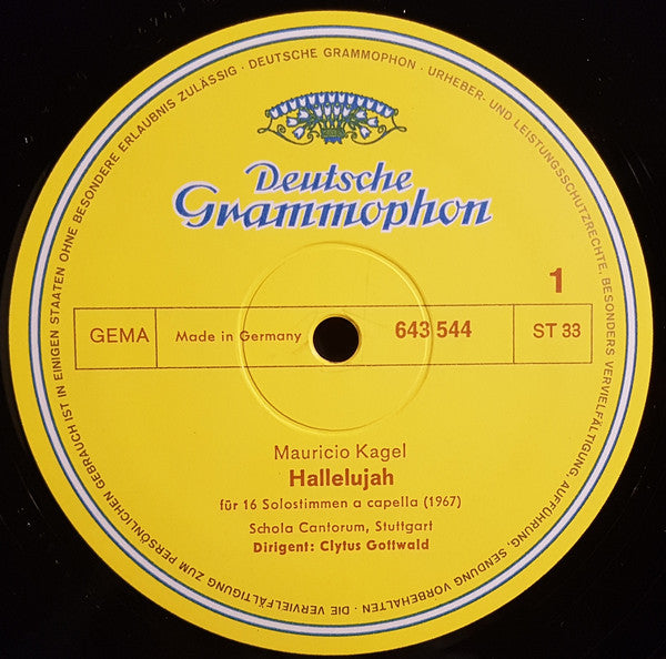 Mauricio Kagel / Dieter Schnebel – Hallelujah / Für Stimmen (...Missa Est), image 3