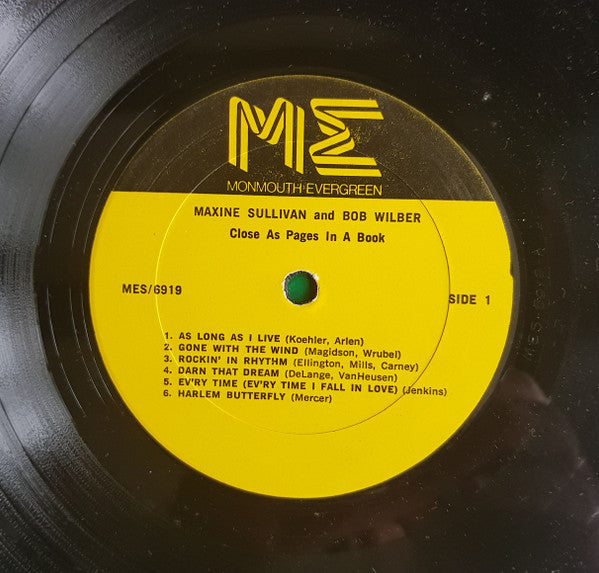 Maxine Sullivan / Bob Wilber – Close As Pages In A Book, image 2