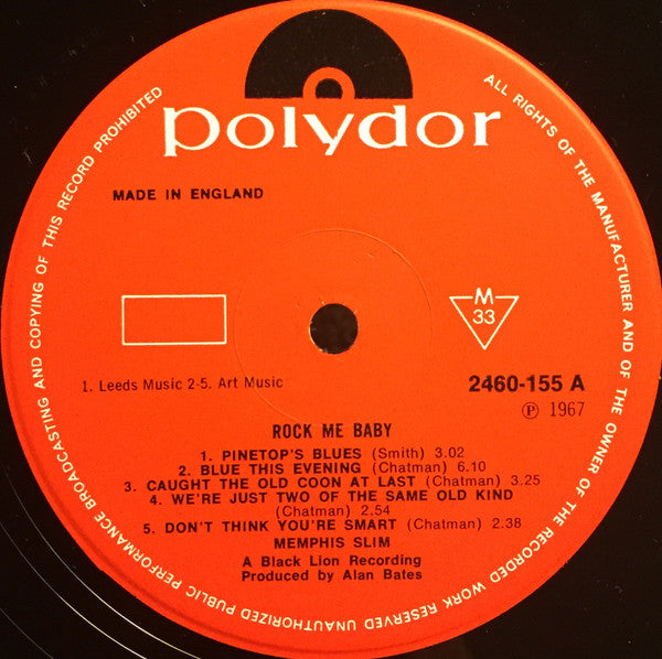 Memphis Slim – Rock Me Baby!, image 3