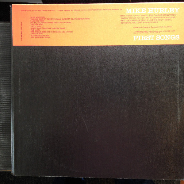 Mike Hurley – First Songs, image 2