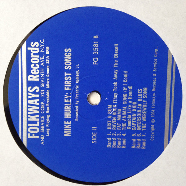 Mike Hurley – First Songs, image 4