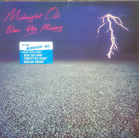 Front cover of Midnight Oil – Blue Sky Mining, CBS, Europe, 1990