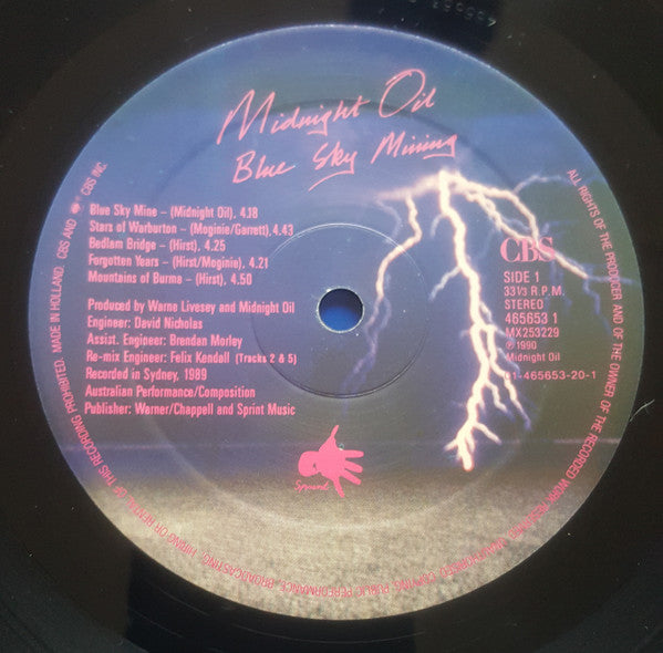 Midnight Oil – Blue Sky Mining, image 3