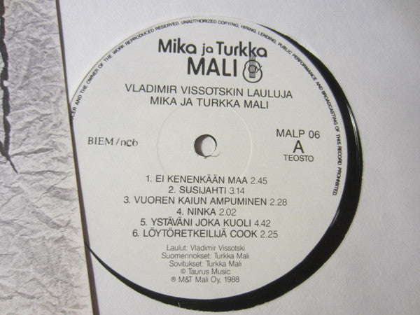 Mika Ja Turkka Mali – Vladimir Vissotskin Lauluja, image 3