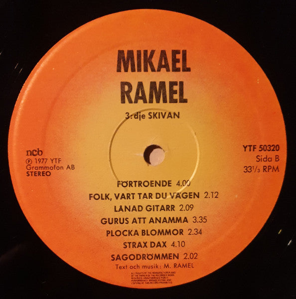 Mikael Ramel – 3:e Skivan, image 4