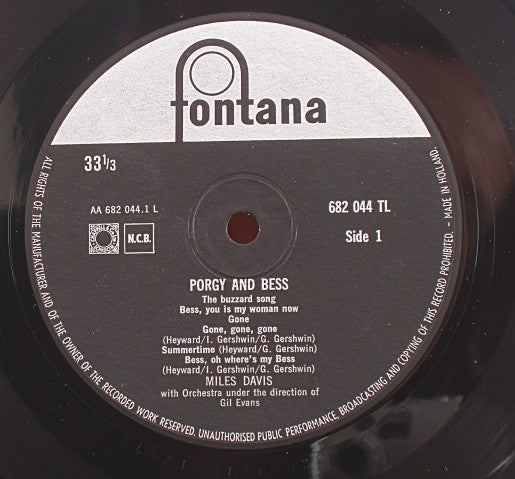 Miles Davis – Porgy And Bess, image 3